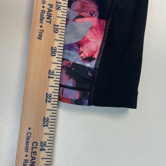 Nike Pro Girls Floral Print Compression Tights Hyper Crimson Size Medium - Picture 11 of 11